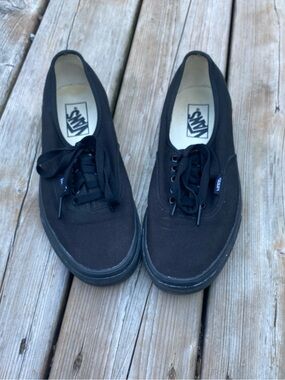 Black on Black Vans